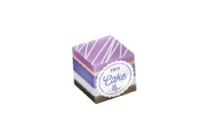 BORRACHA TRIS CAKE COM CHEIRINHO 1 UNIDADE