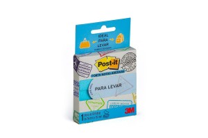 vPOST-IT 3M 76X76MM AZUL 90F  NOTAS PARA LEVAR