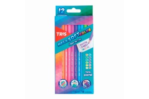 LAPIS DE COR TRIS MEGA SOFT COLOR TONS PASTEL