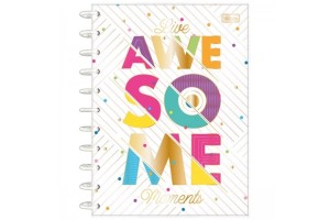 CADERNO UNIVERSITARIO TILIDISCO BE NICE 10M 160 FLS 200X275