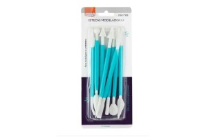 ESTECAS MODELADORAS PLASTICA - BLISTER C/ 8UN