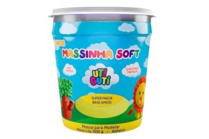 MASSINHA SOFT UTIGUTI POTE 500G AMARELO
