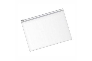 PASTA MALOTE CRISTAL COM ZIPER DAC TRANSPARENTE