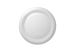 PRATO DESCARTÁVEL 26 CM FUNDO BRANCO