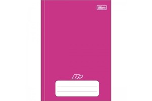 CADERNO BROCHURA CD 1/4 D+ ROSA 96F