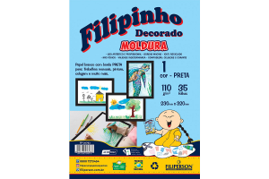 FILIPINHO MOLDURA PRETA 230X320 120G/M2 35FLS