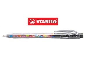 CANETA ESFEROGRAFICA STABILO TROPIKANA PRETA